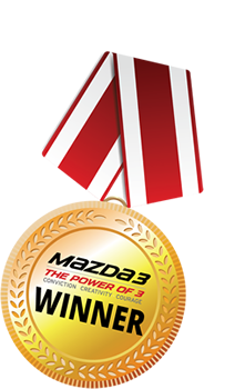 Mazda 3 The Power of Three Winner Hoop Tracker